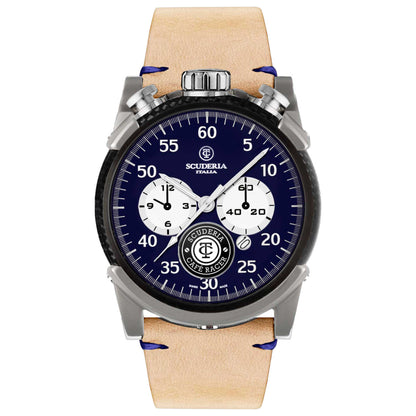 Front view of CT Scuderia Fibra di Carbonio Men's Quartz Watch CS10184-N