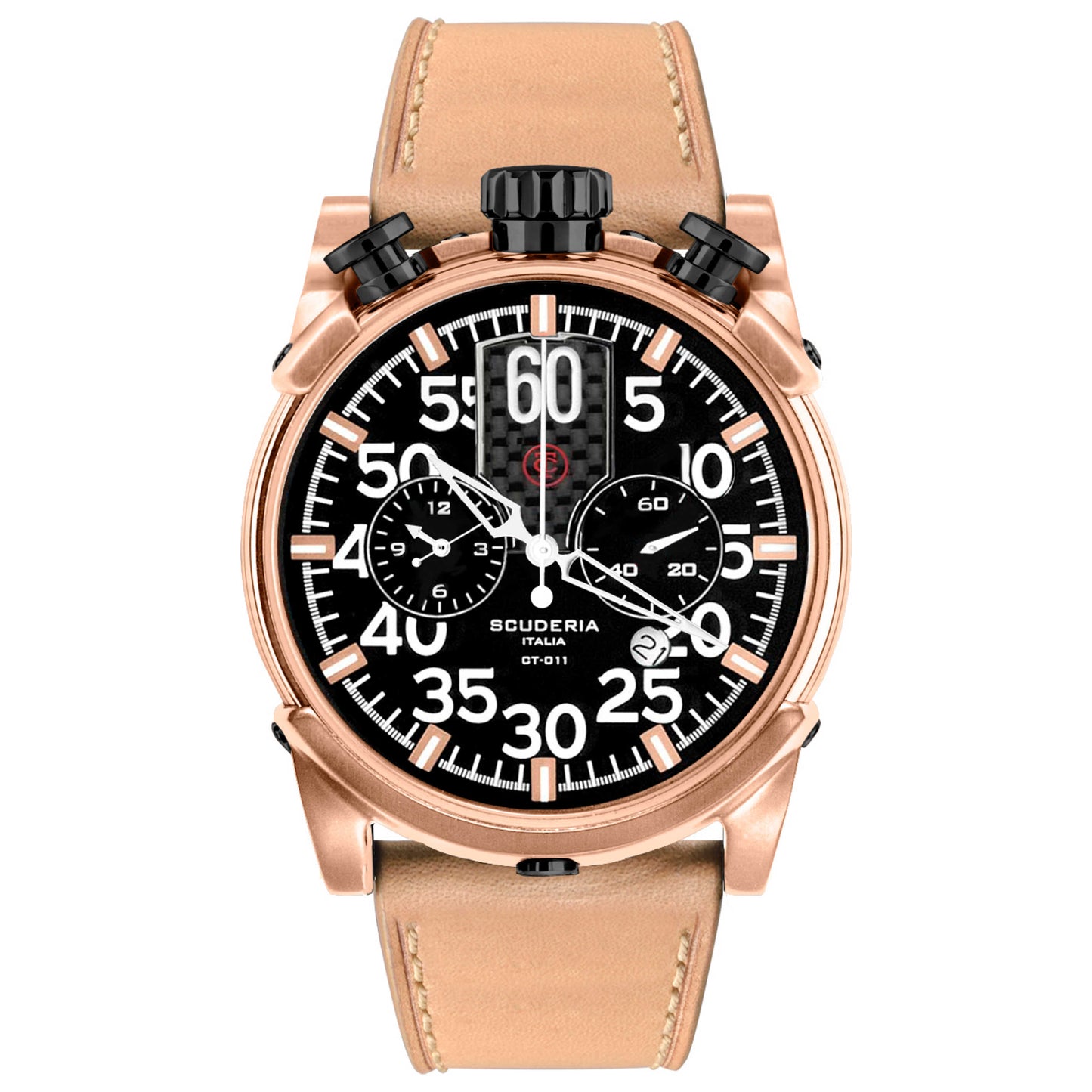 Front view of CT Scuderia Touring Men's Quartz Watch CS10189-N