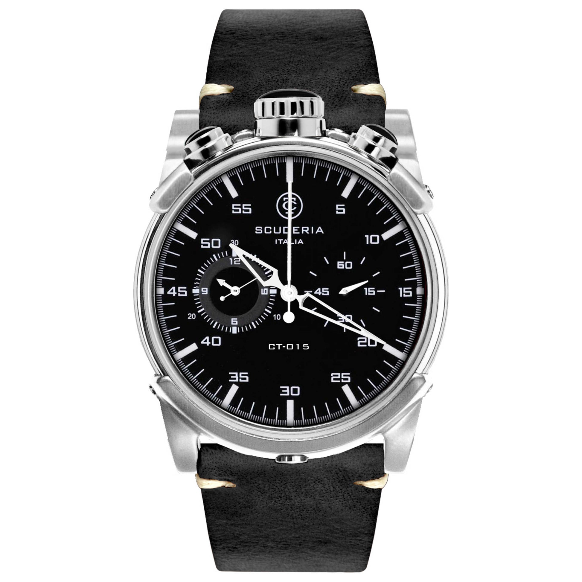 Front view of CT Scuderia Touring Men's Quartz Watch CS10190-N