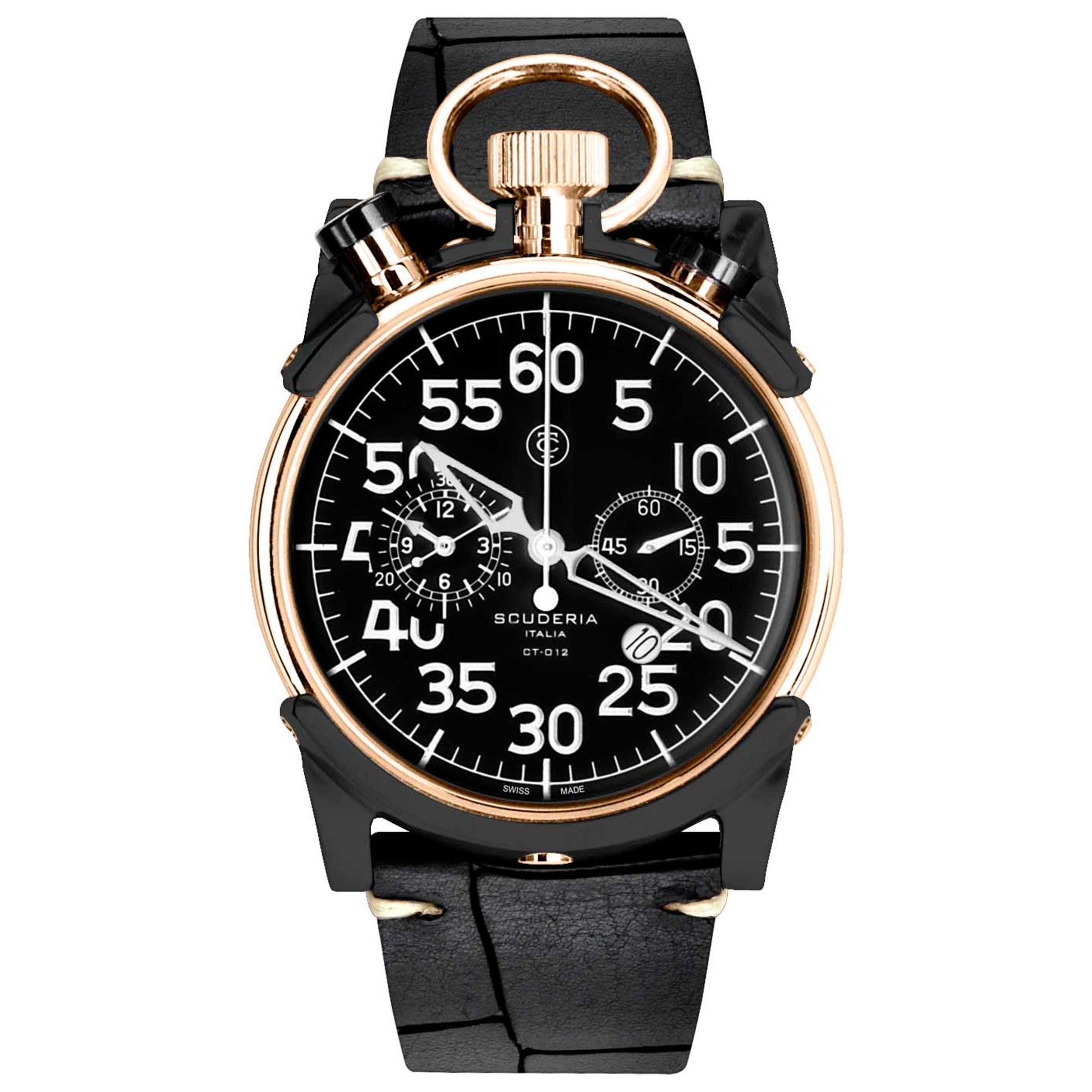 Front view of CT Scuderia Corsa Men's Quartz Watch CS10195-N