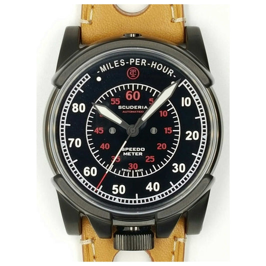 Front view of CT Scuderia Dirt Track Men's Automatic Watch CS10214
