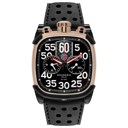 Front view of CT Scuderia Scrambler Men's Quartz Watch CS10280-N