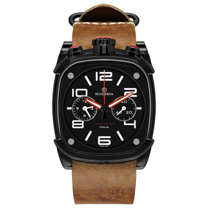Front view of CT Scuderia Scrambler Men's Quartz Watch CS10281-N