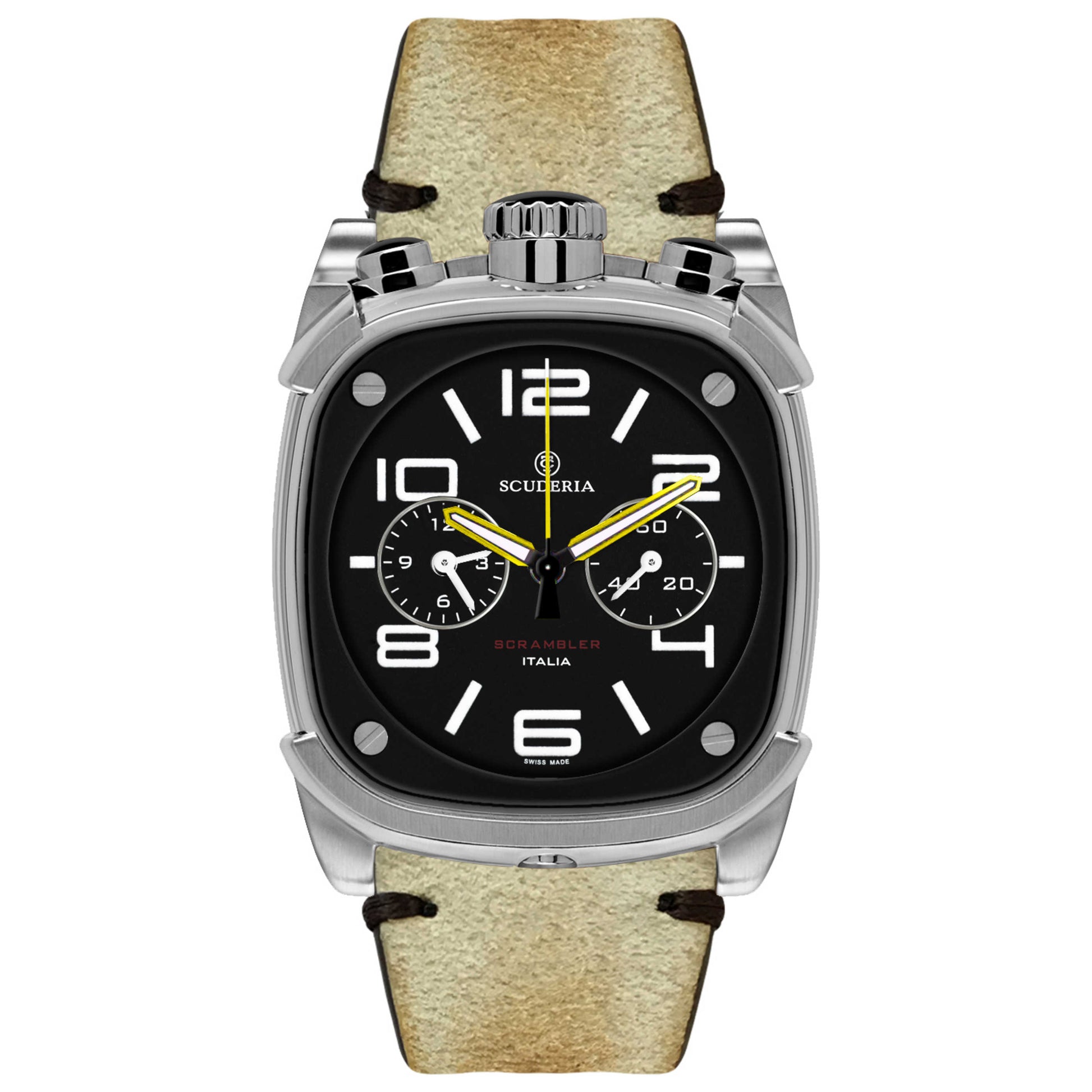Front view of CT Scuderia Scrambler Men's Quartz Watch CS10283-N
