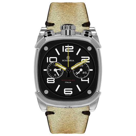 Front view of CT Scuderia Scrambler Men's Quartz Watch CS10283-N