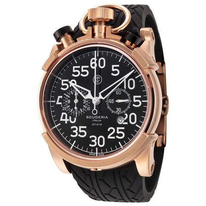Front view of CT Scuderia Check Flag Men's Quartz Watch CS20117