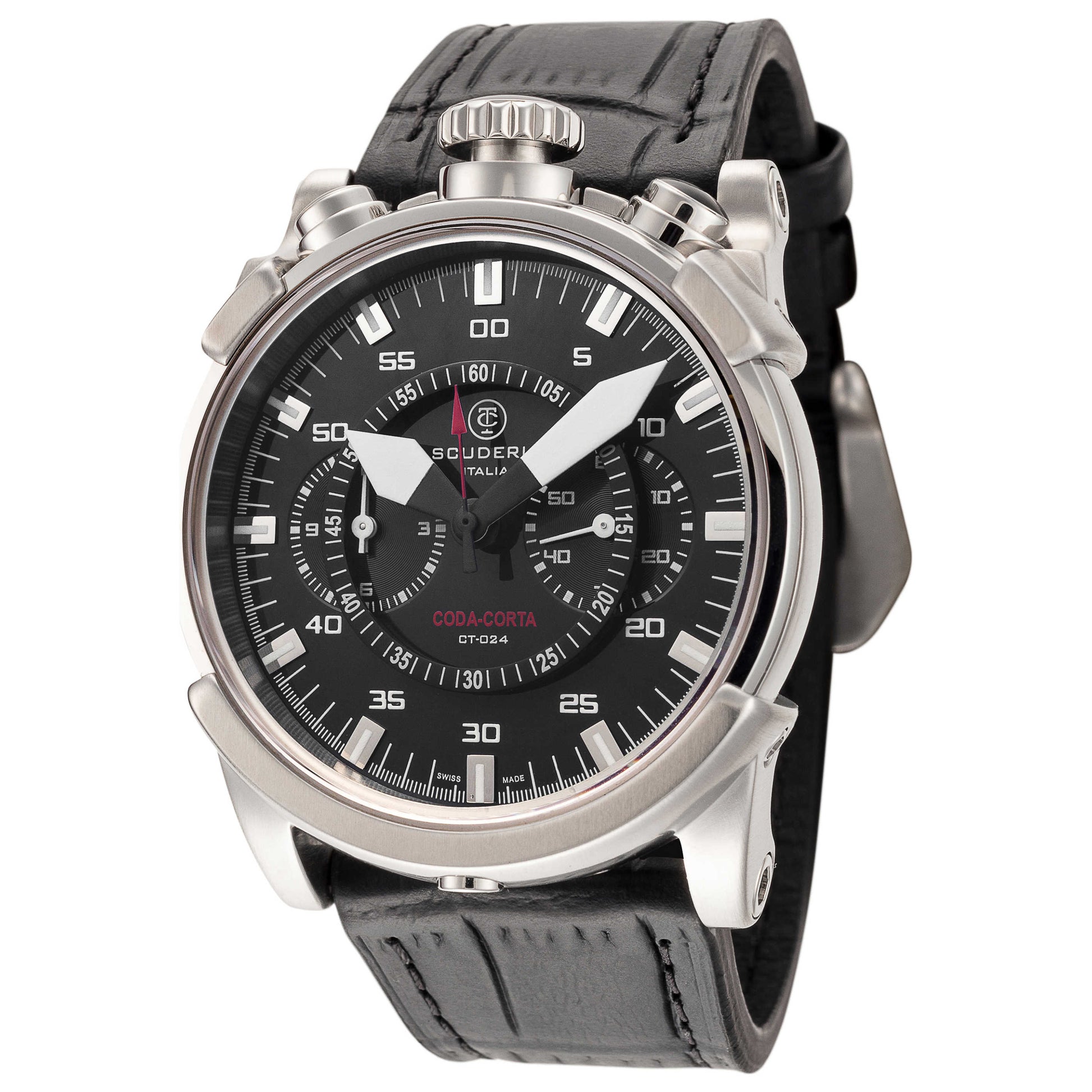 Front view of CT Scuderia Coda Corta Men's Quartz Watch CS40100