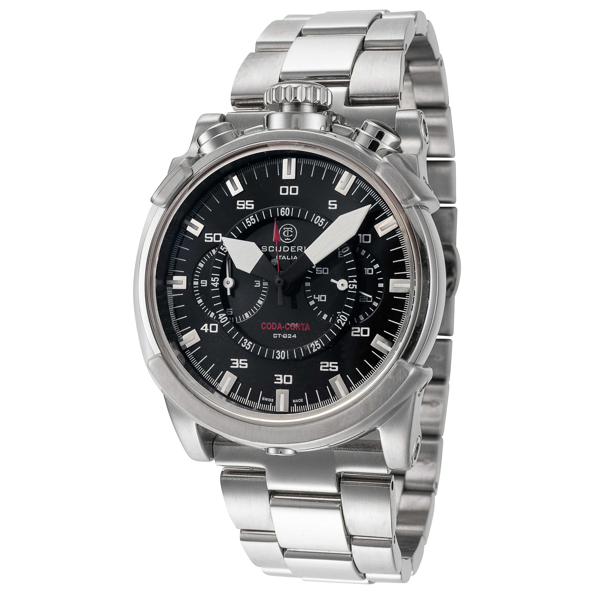Front view of CT Scuderia Coda Corta Men's Quartz Watch CS40101