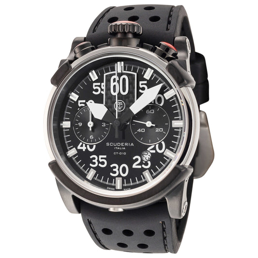 Front view of CT Scuderia Saturno Men's Quartz Watch CS40105