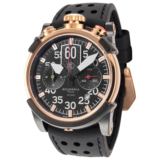 Front view of CT Scuderia Saturno Men's Quartz Watch CS40106