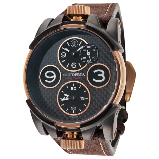 Front view of CT Scuderia Due Tempi Men's Quartz Watch CS40303