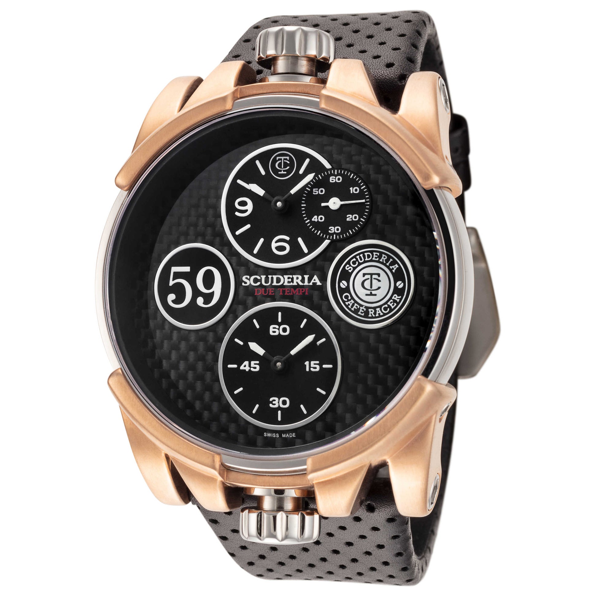 Front view of CT Scuderia Due Tempi Men's Quartz Watch CS40305