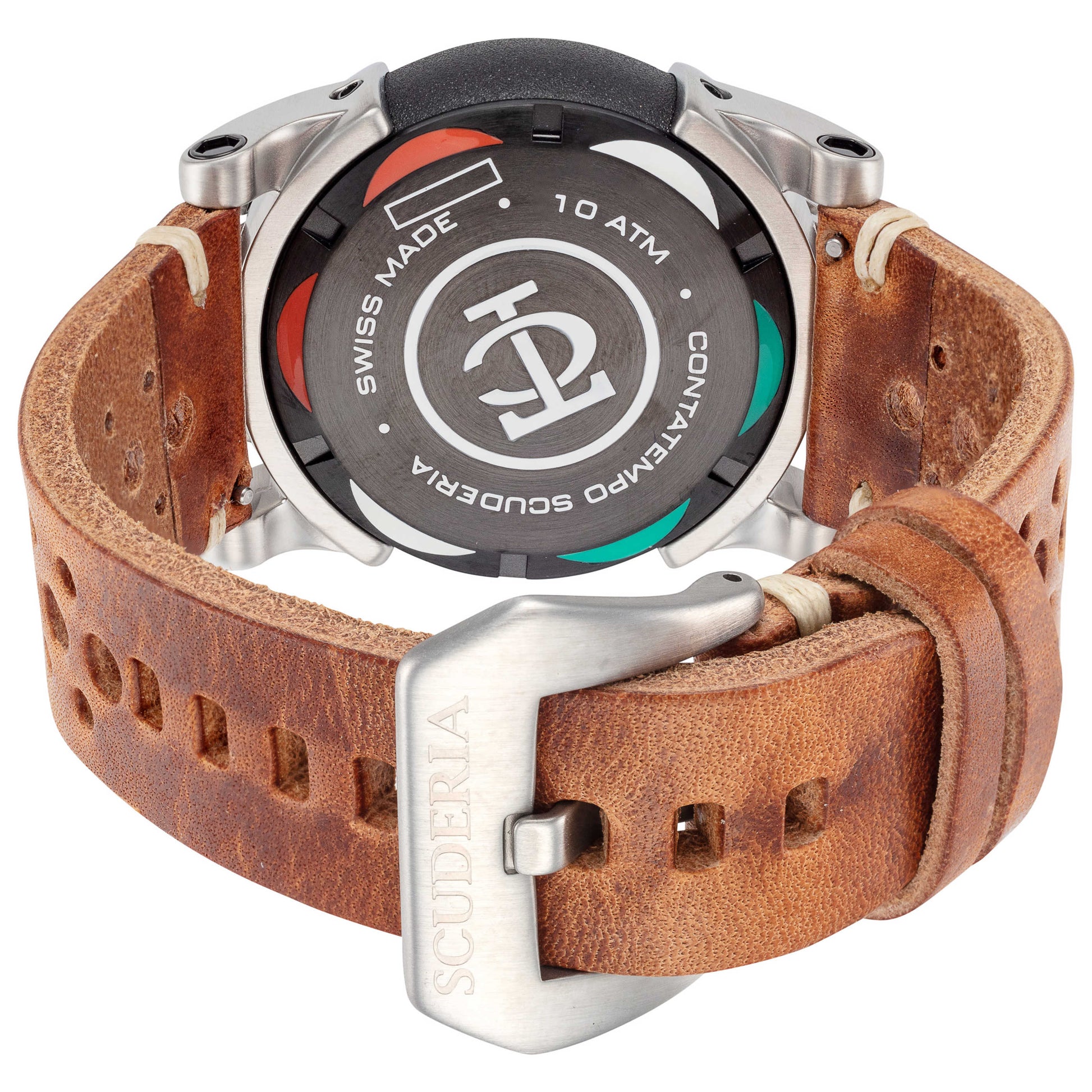 Back view of CT Scuderia Due Tempi Men's Quartz Watch CS40380-N