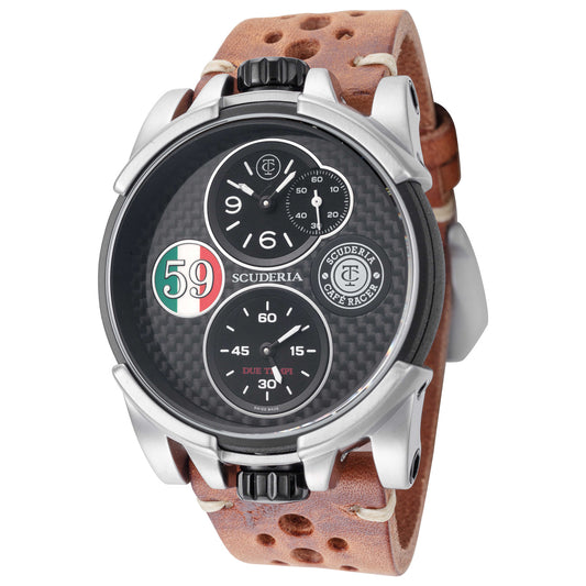 Front view of CT Scuderia Due Tempi Men's Quartz Watch CS40380-N