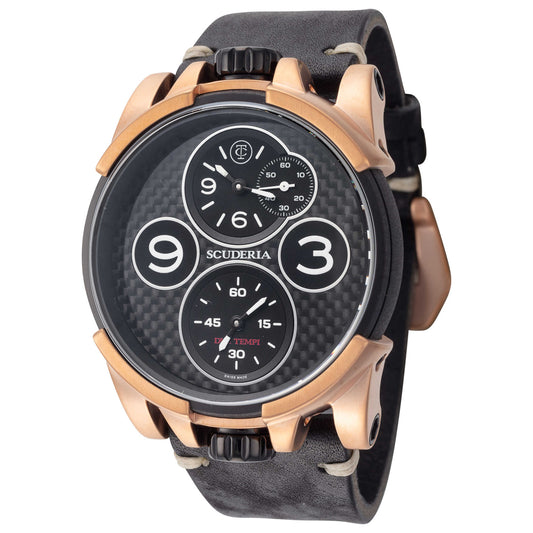 Front view of CT Scuderia Due Tempi Men's Quartz Watch CS40381-N