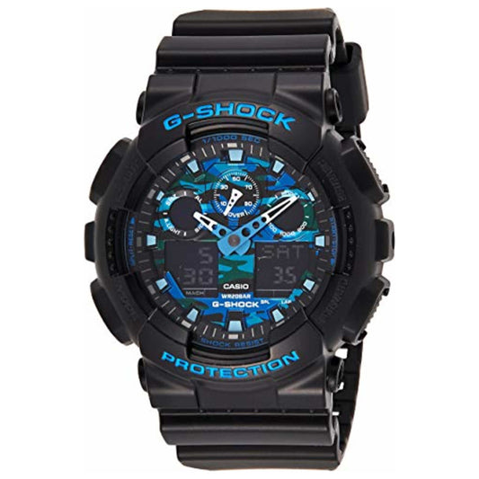 Front view of Casio G-Shock Men's Quartz Watch CSGA100CB-1A