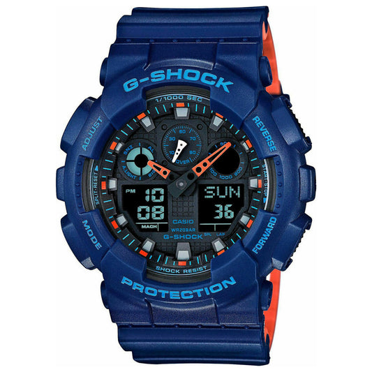 Front view of Casio G-Shock Men's Quartz Watch CSGA100L-2A
