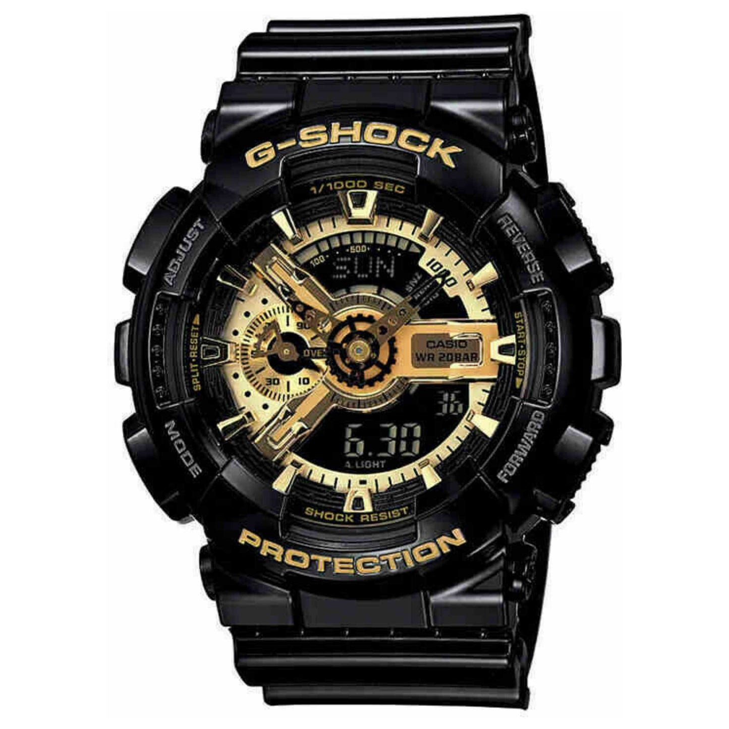 Front view of Casio G-Shock Men's Quartz Watch CSGA110GB-1A