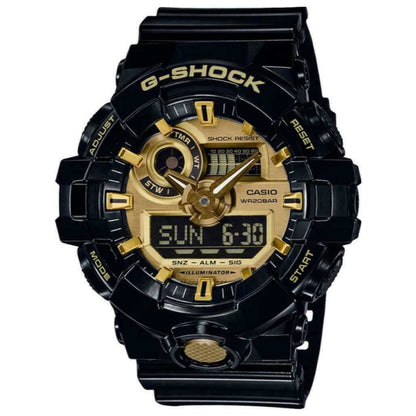 Front view of Casio G-Shock Men's Quartz Watch CSGA710GB-1A