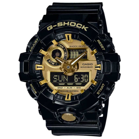 Front view of Casio G-Shock Men's Quartz Watch CSGA710GB-1A