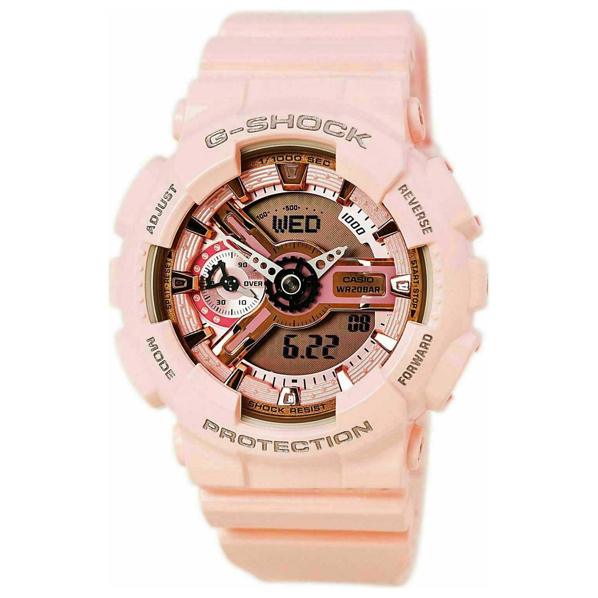 Front view of Casio G-Shock Women's Quartz Watch CSGMAS110MP-4A1