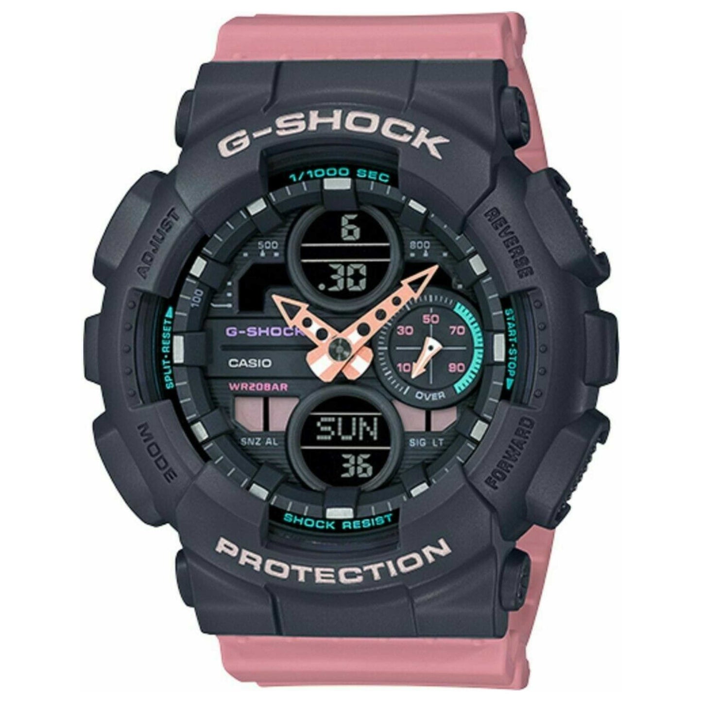 Front view of Casio G-Shock Women's Quartz Watch CSGMAS140-4A