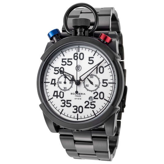 Front view of CT Scuderia Corsa Men's Quartz Watch CT-201-PB