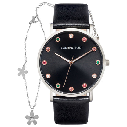 Front view of Carrington Luella Women's Quartz Watch CT-2010-01-SET1