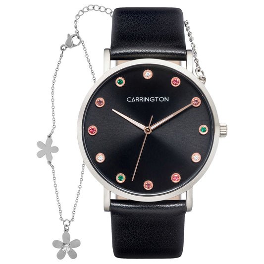 Front view of Carrington Luella Women's Quartz Watch CT-2010-01-SET1