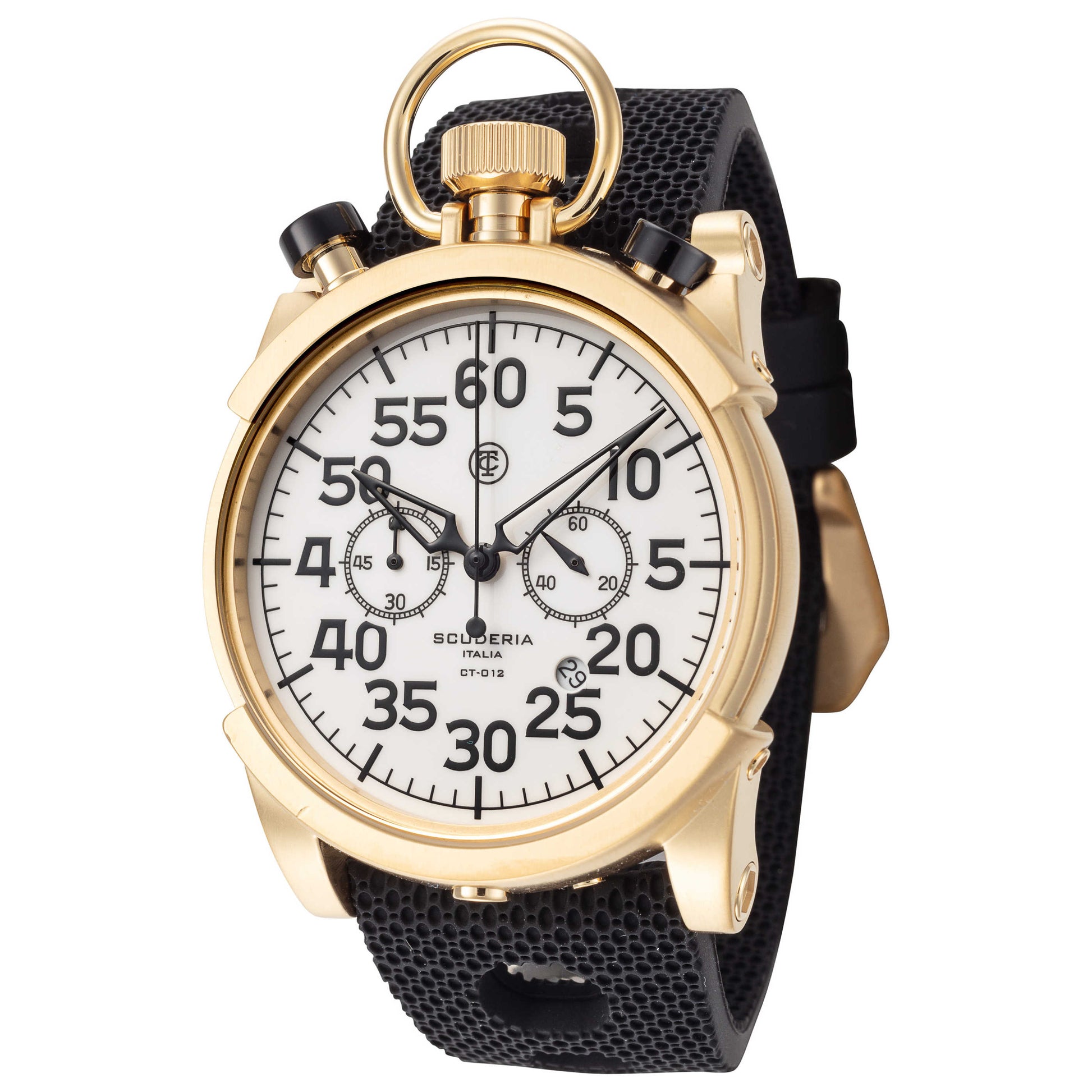 Front view of CT Scuderia Corsa Men's Quartz Watch CT-203-P