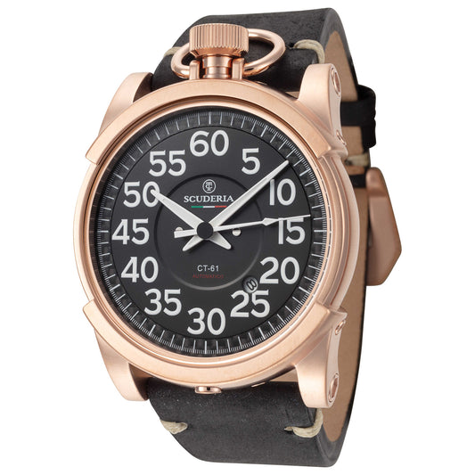 Front view of CT Scuderia Corsa Automatico Men's Automatic Watch CT-208-P