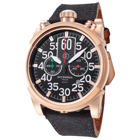 Front view of CT Scuderia Saturno Men's Quartz Watch CT-233-P1