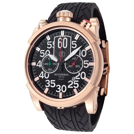 Front view of CT Scuderia Saturno Men's Quartz Watch CT-233-P2