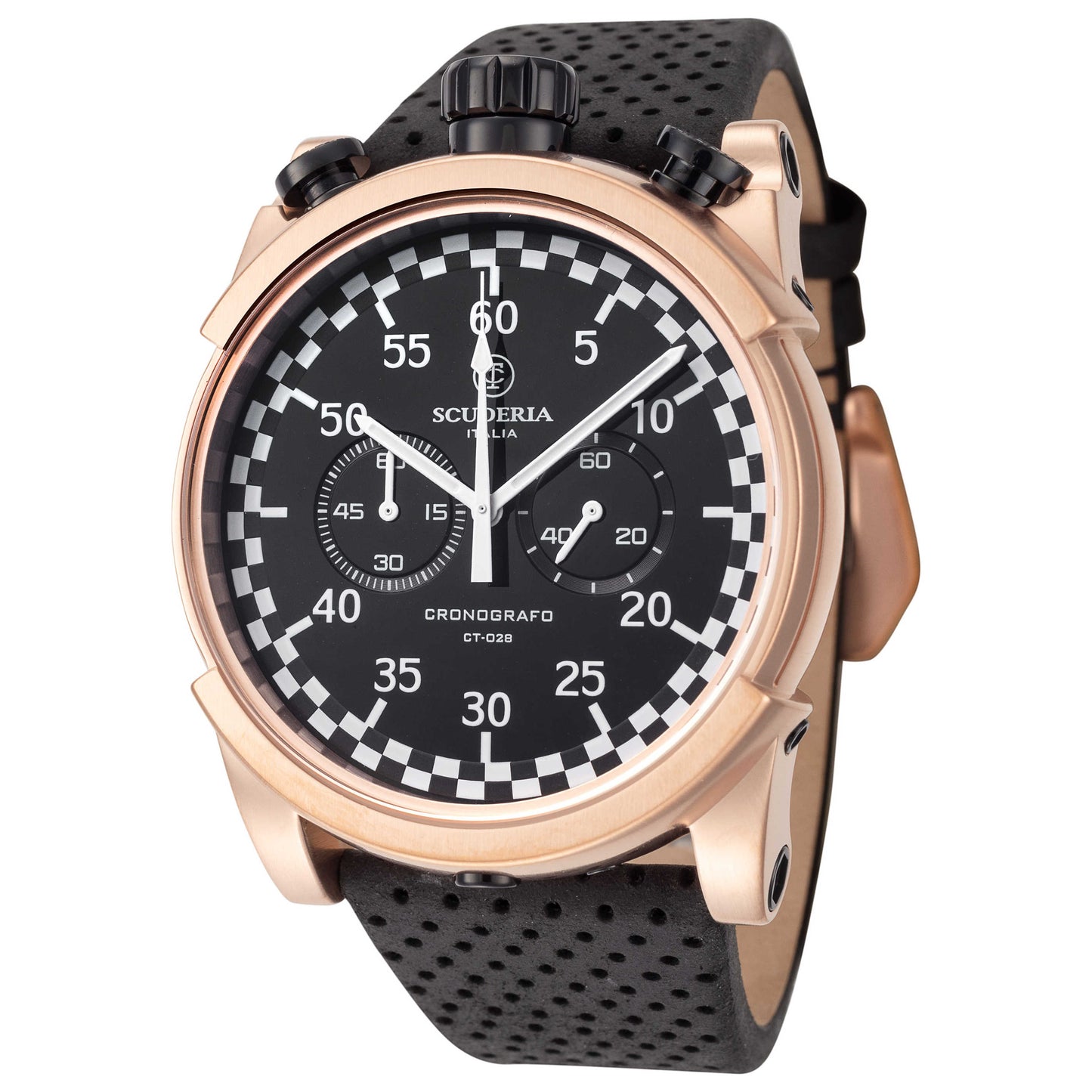 Front view of CT Scuderia Saturno Men's Quartz Watch CT-237-P