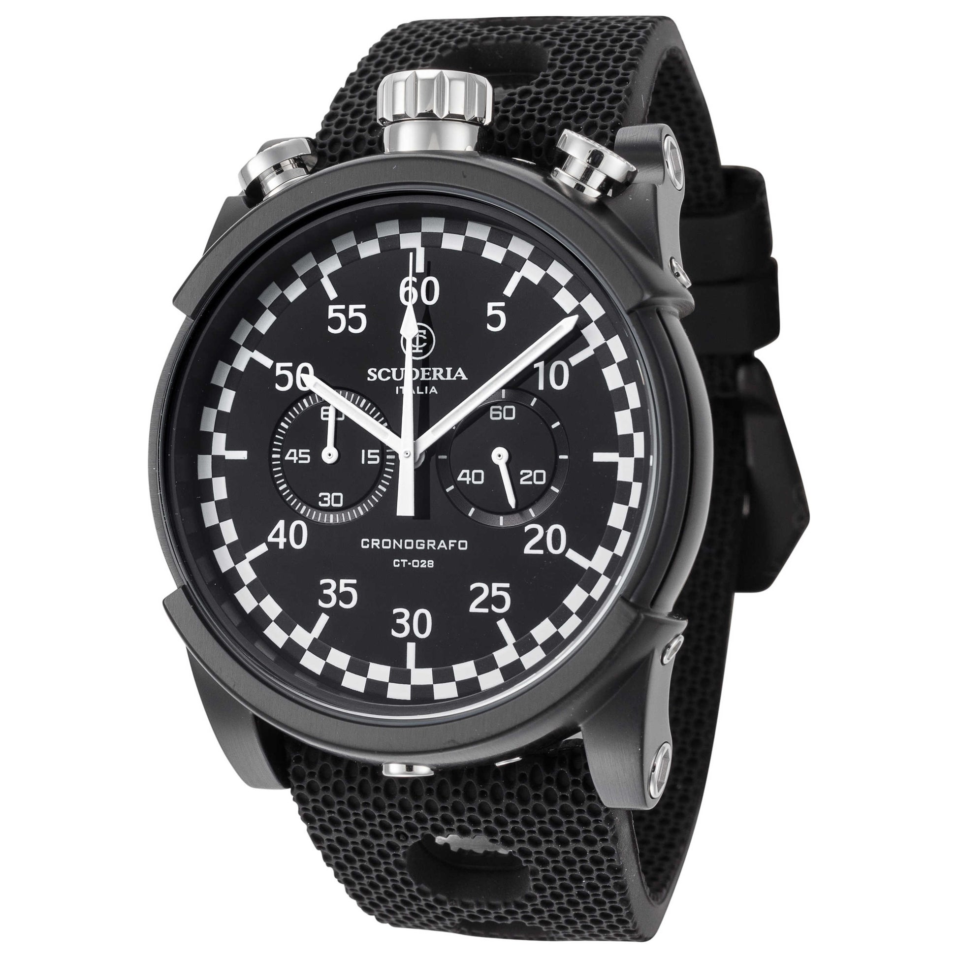 Front view of CT Scuderia Saturno Men's Quartz Watch CT-238-P