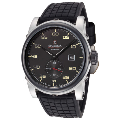 Front view of CT Scuderia Testa Piatta Men's Quartz Watch CT-245-P
