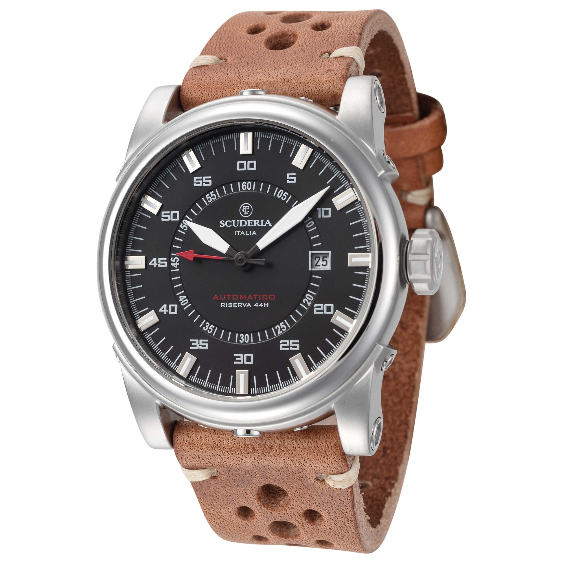 Front view of CT Scuderia Testa Piatta Men's Automatic Watch CT-248-P