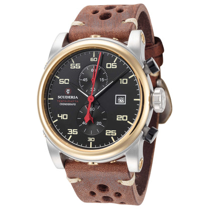 Front view of CT Scuderia Testa Piatta Men's Quartz Watch CT-250-P