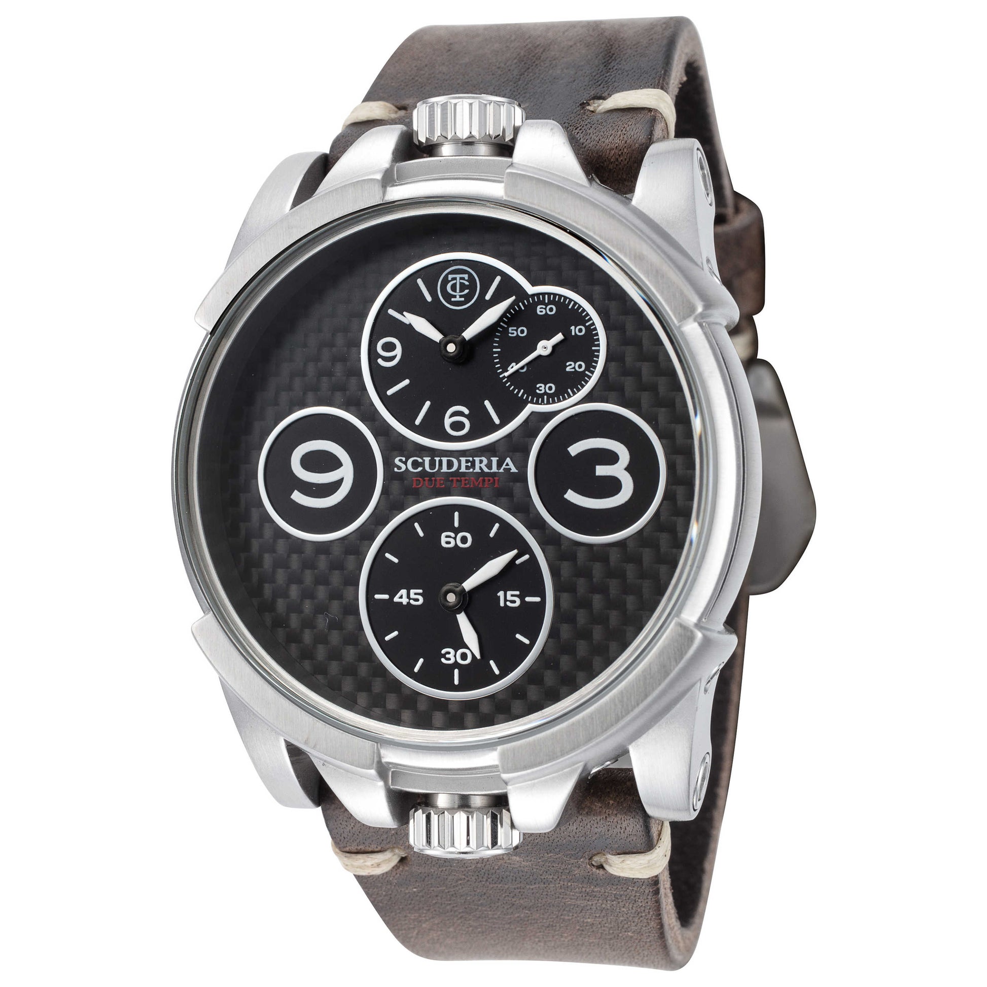 Front view of CT Scuderia Due Tempi Men's Quartz Watch CT-271-P