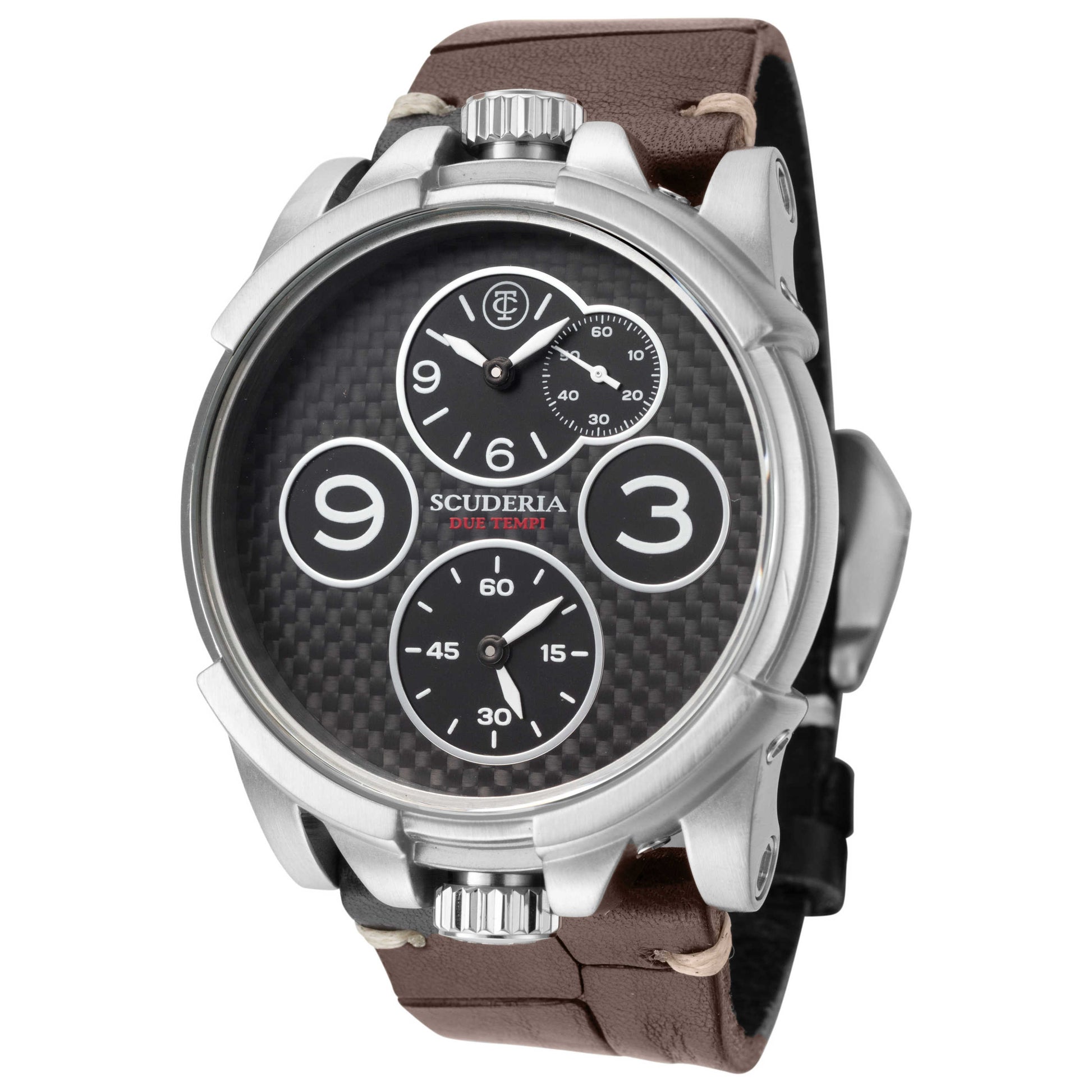 Front view of CT Scuderia Due Tempi Men's Quartz Watch CT-272-P