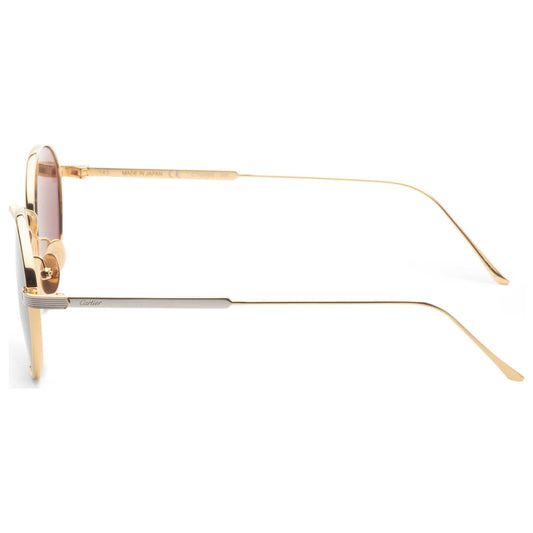 Left view of Cartier Unisex Sunglasses CT0009S-005