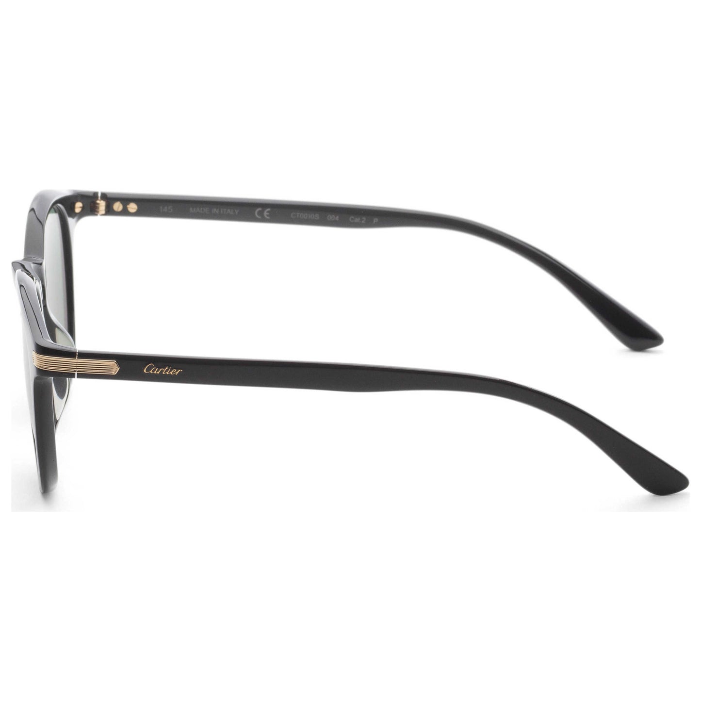Left view of Cartier Unisex Sunglasses CT0010S-004