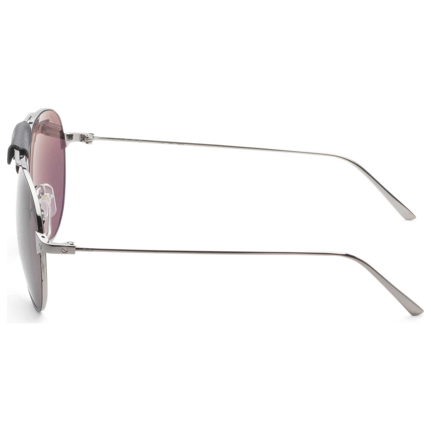 Left view of Cartier Santos de Cartier Men's Sunglasses CT0038S-001