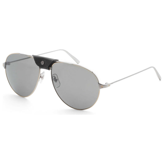 Front view of Cartier Santos de Cartier Men's Sunglasses CT0038S-003