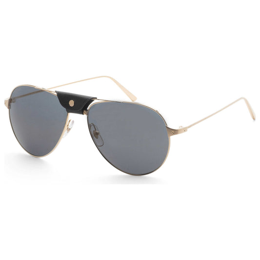 Front view of Cartier Santos de Cartier Men's Sunglasses CT0038S-015