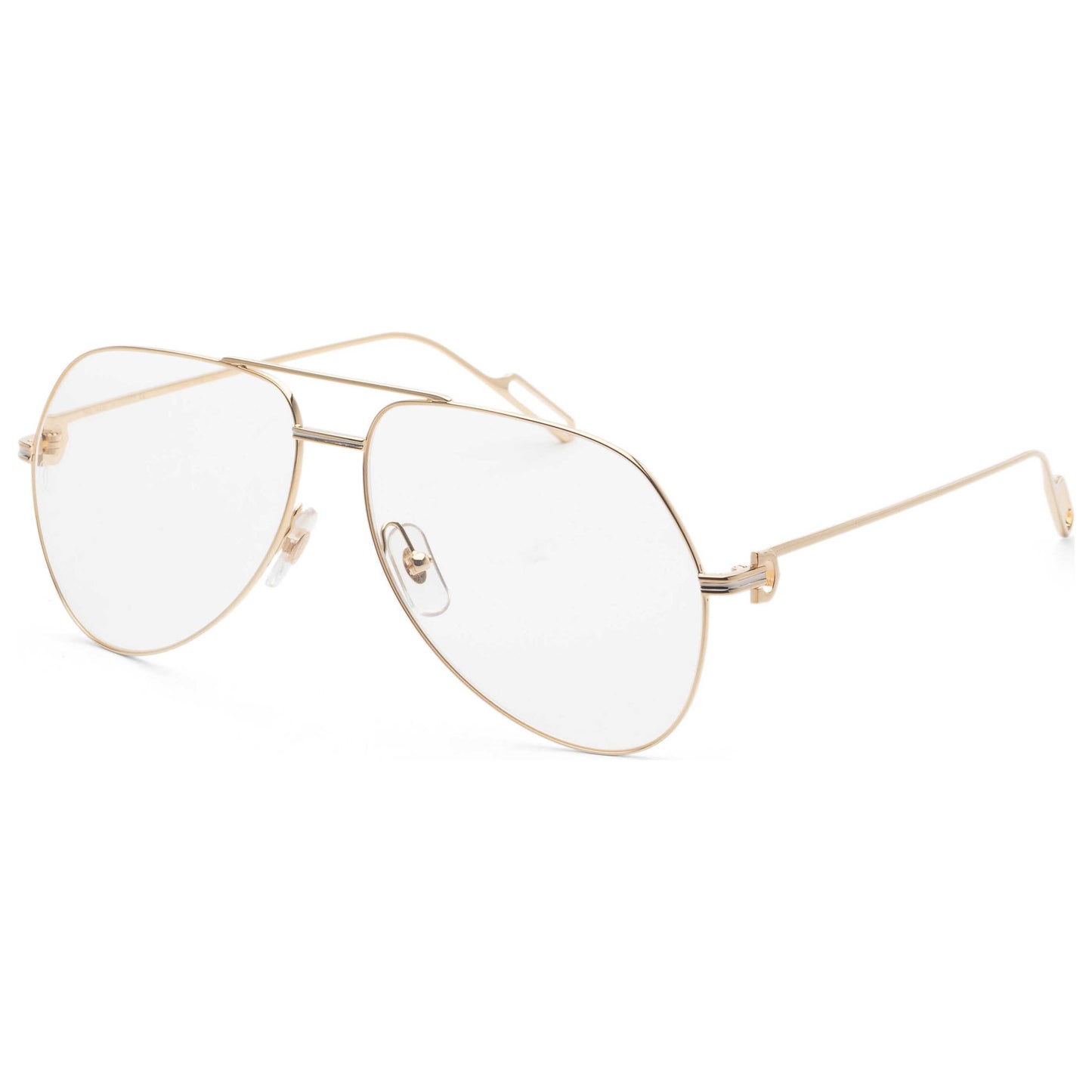 Front view of Cartier Unisex Sunglasses CT0116O-003