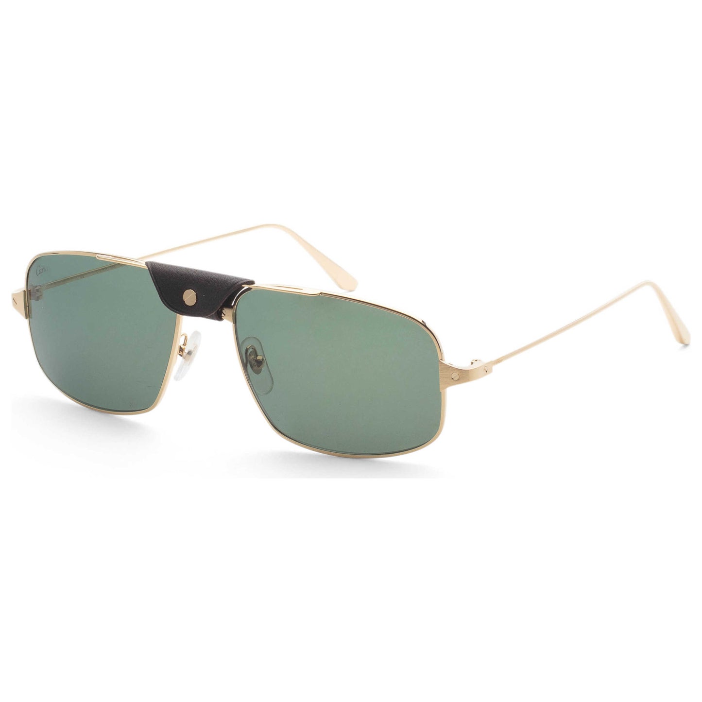 Front view of Cartier Santos de Cartier Men's Sunglasses CT0193S-002