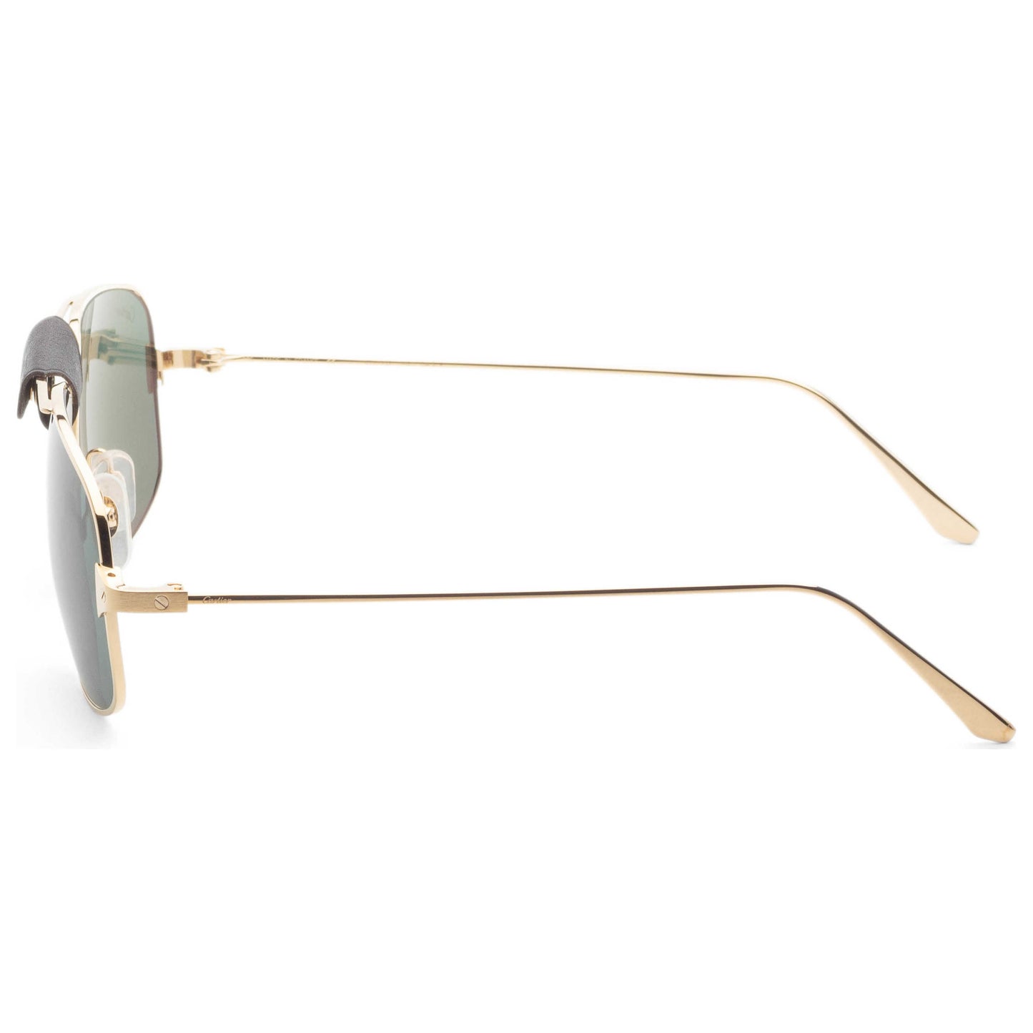 Left view of Cartier Santos de Cartier Men's Sunglasses CT0193S-002