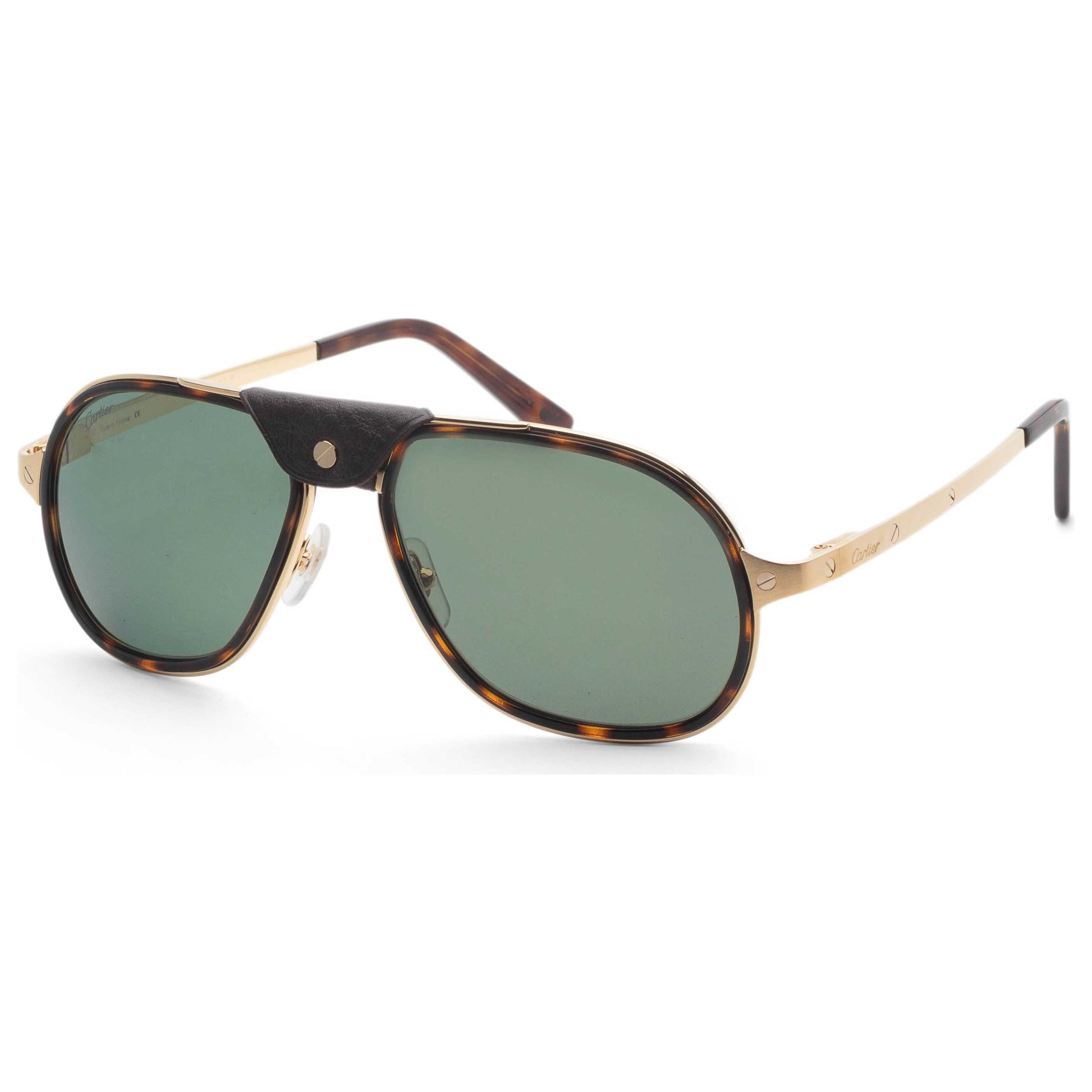 Front view of Cartier Santos de Cartier Unisex Sunglasses CT0241S-002