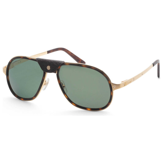 Front view of Cartier Santos de Cartier Unisex Sunglasses CT0241S-002